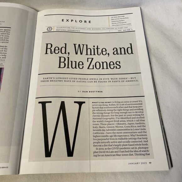 National Geographic January 2023 Living Longer and Better Saving Manatees Skateb - Picture 5 of 11